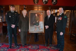 Hal Rogers Portrait presentation to Argyll and Sutherland Highlanders
